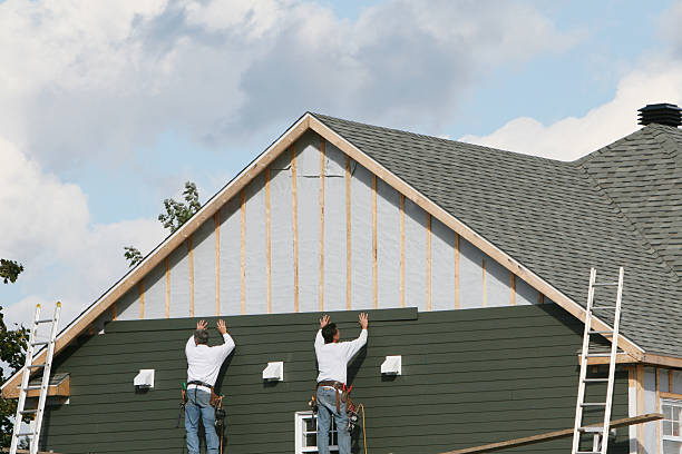 Professional Emergency Siding Repair technician working in Marianna, FL